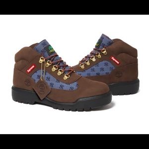 Supreme x New York Yankees x Timberland Boot, Brown Mens Size 11 Confirmed